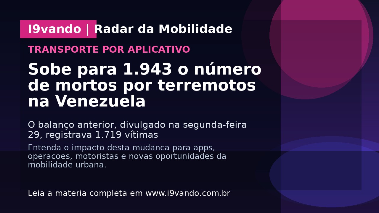 Sobe para 1.943 o número de mortos por terremotos na Venezuela