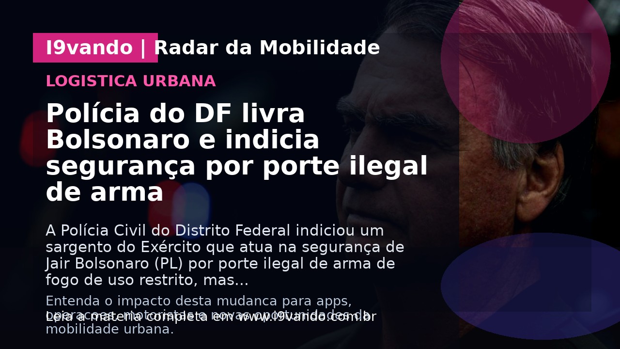 Polícia do DF livra Bolsonaro e indicia segurança por porte ilegal de arma