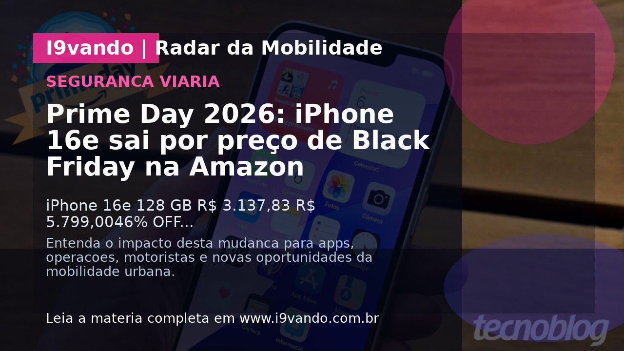Prime Day 2026: iPhone 16e sai por preço de Black Friday na Amazon