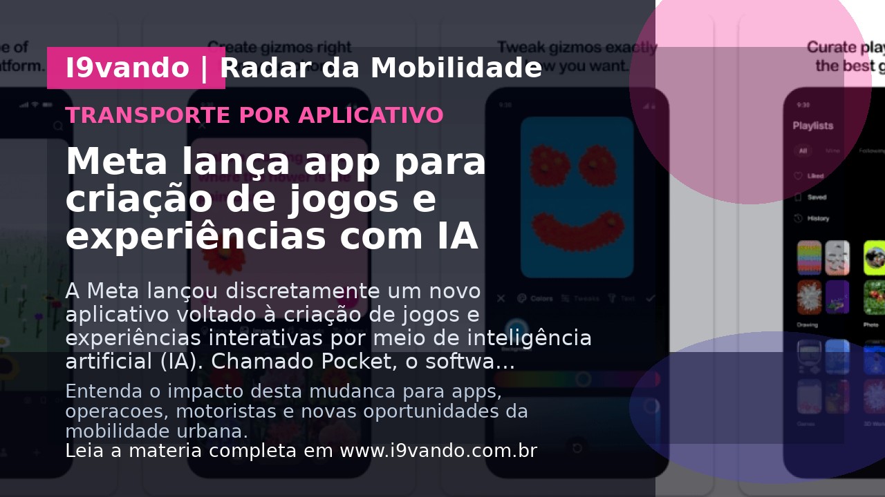 Meta lança app para criação de jogos e experiências com IA
