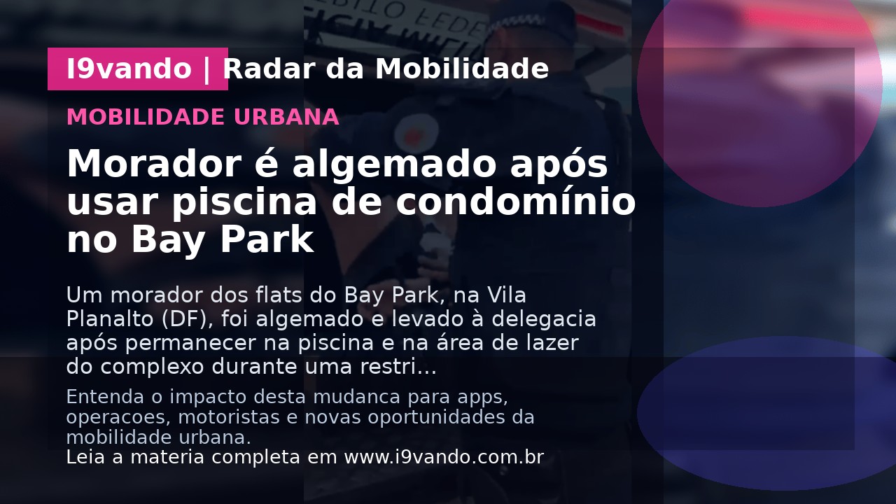 Morador é algemado após usar piscina de condomínio no Bay Park