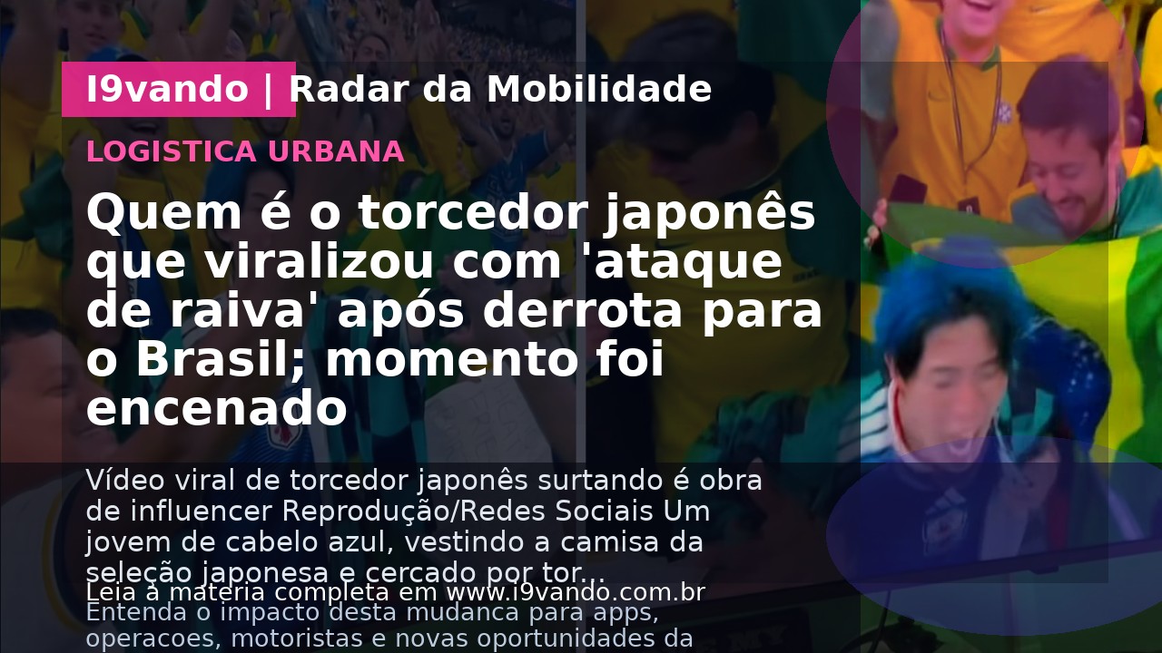 Quem é o torcedor japonês que viralizou com 'ataque de raiva' após derrota para o Brasil; momento foi encenado