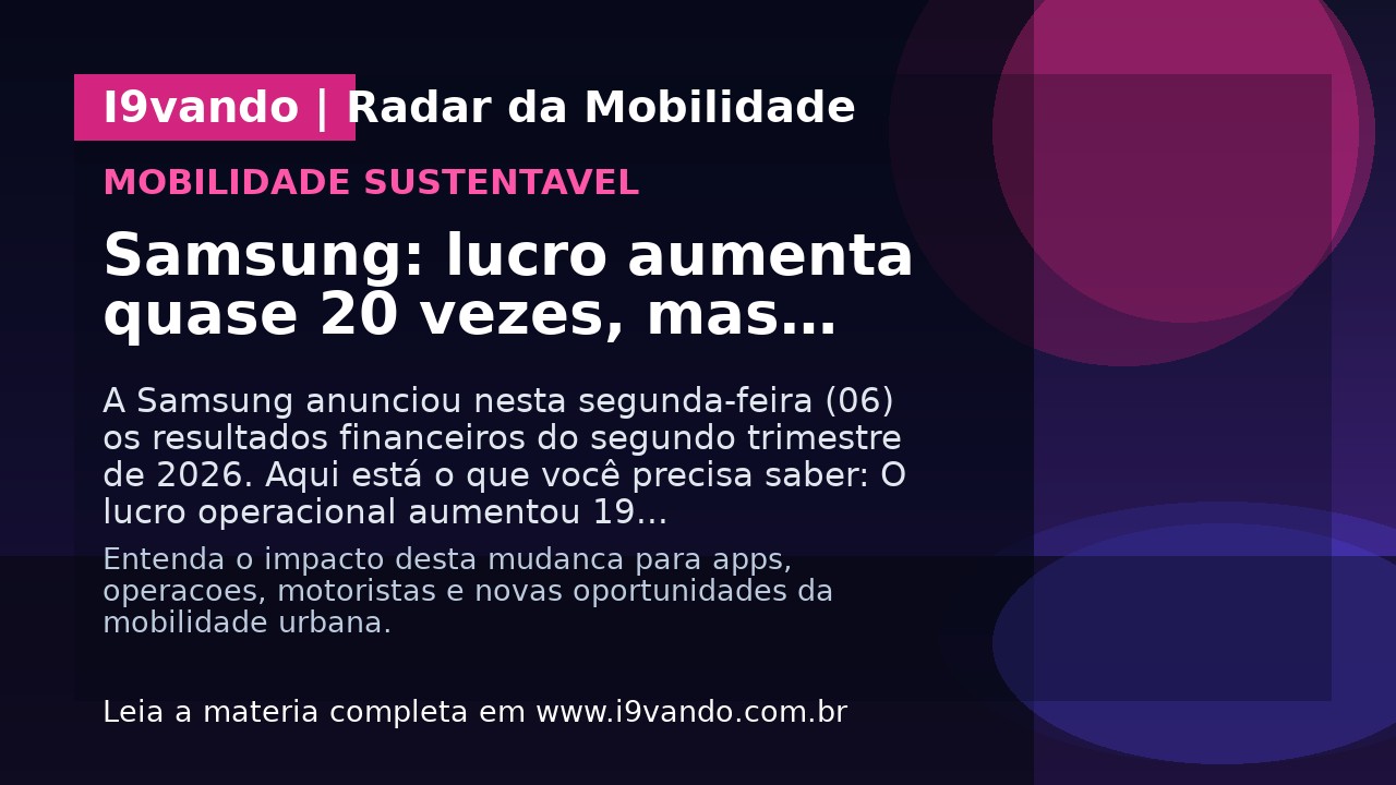 Samsung: lucro aumenta quase 20 vezes, mas…