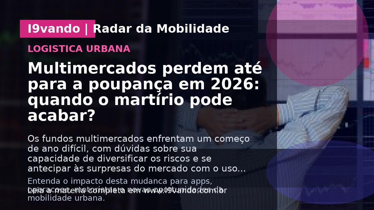 Multimercados perdem até para a poupança em 2026: quando o martírio pode acabar?
