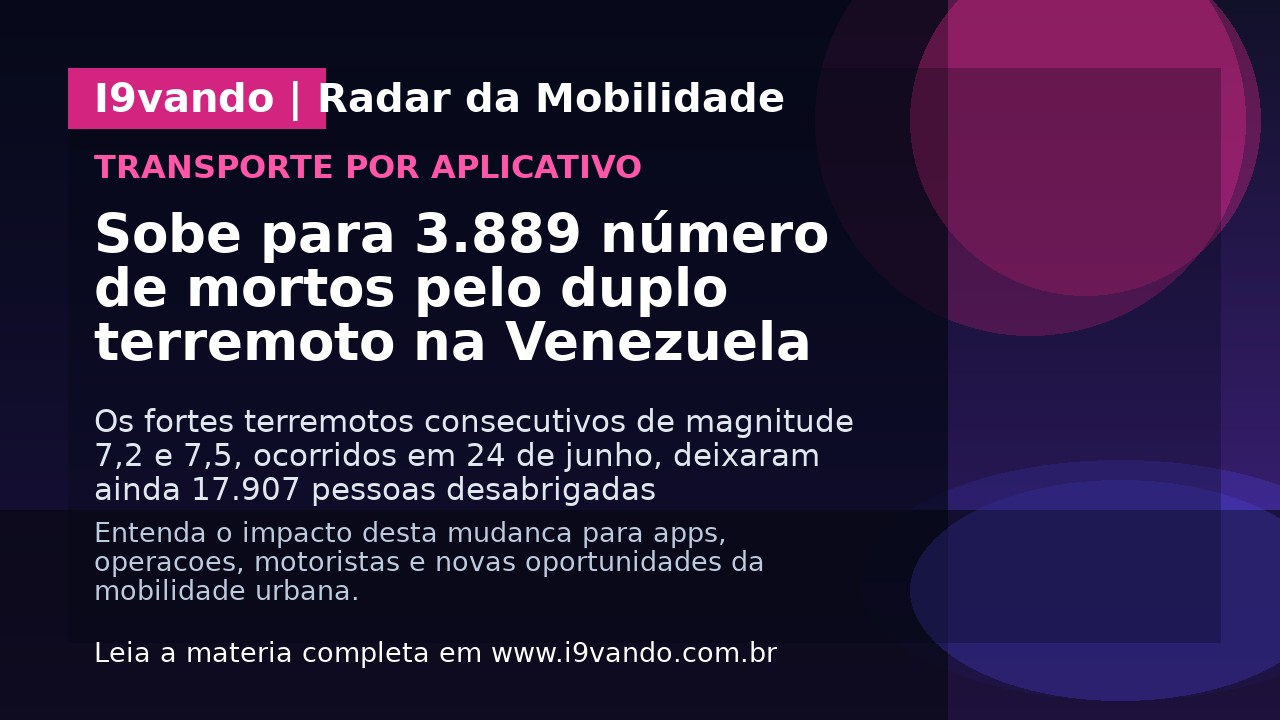 Sobe para 3.889 número de mortos pelo duplo terremoto na Venezuela