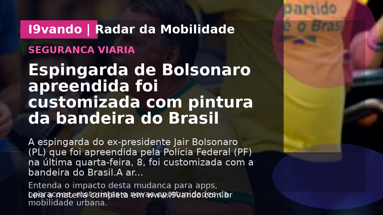 Espingarda de Bolsonaro apreendida foi customizada com pintura da bandeira do Brasil