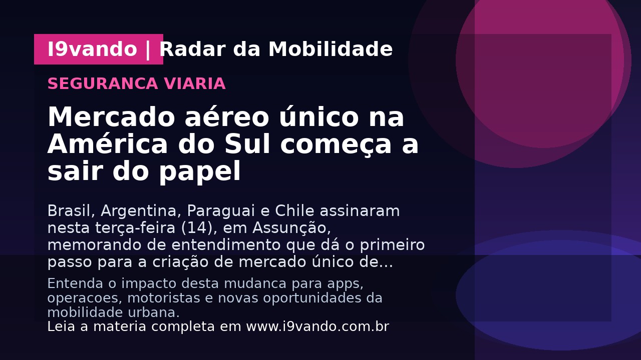 Mercado aéreo único na América do Sul começa a sair do papel
