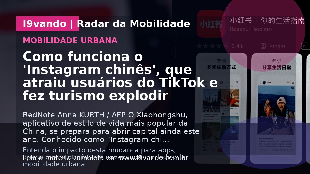 Como funciona o 'Instagram chinês', que atraiu usuários do TikTok e fez turismo explodir