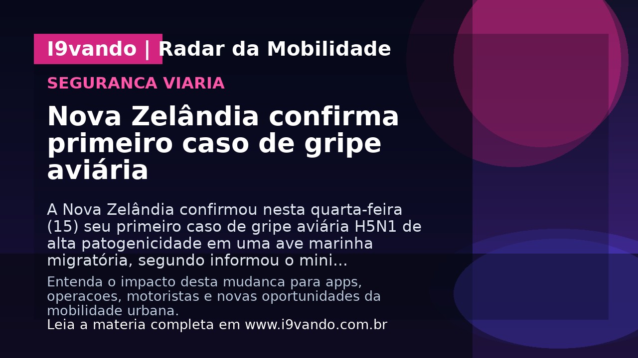 Nova Zelândia confirma primeiro caso de gripe aviária