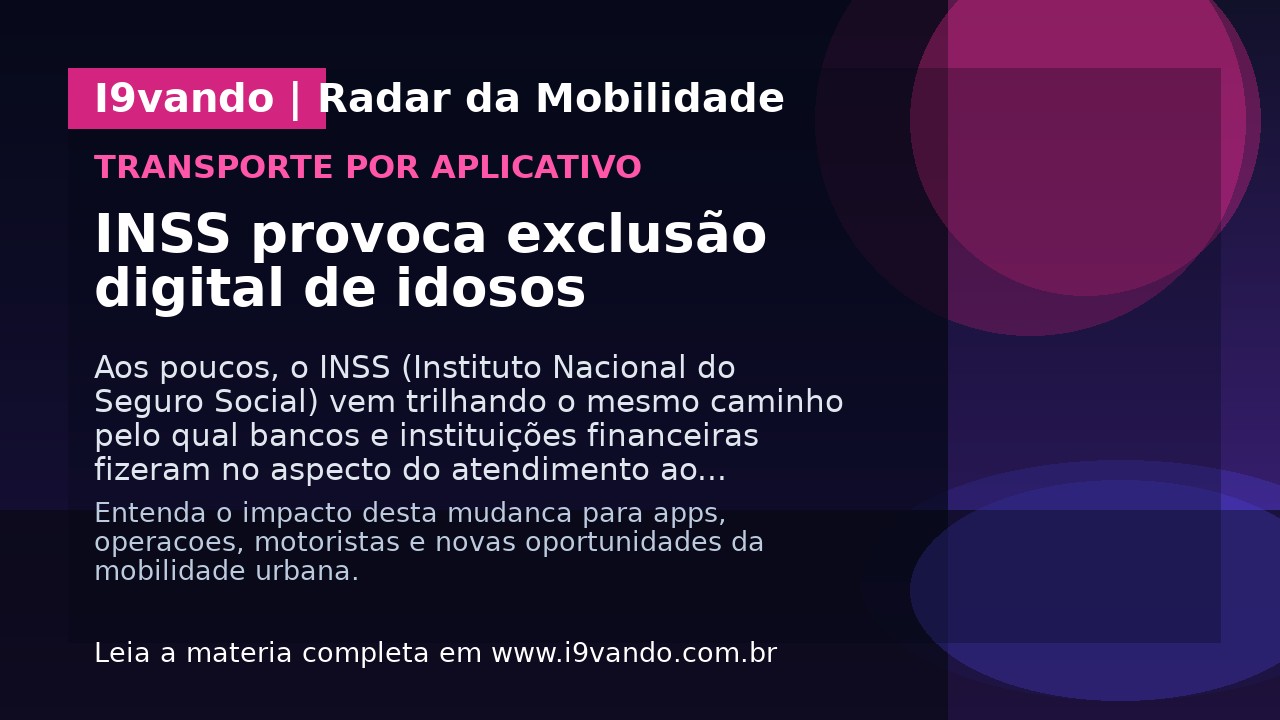INSS provoca exclusão digital de idosos