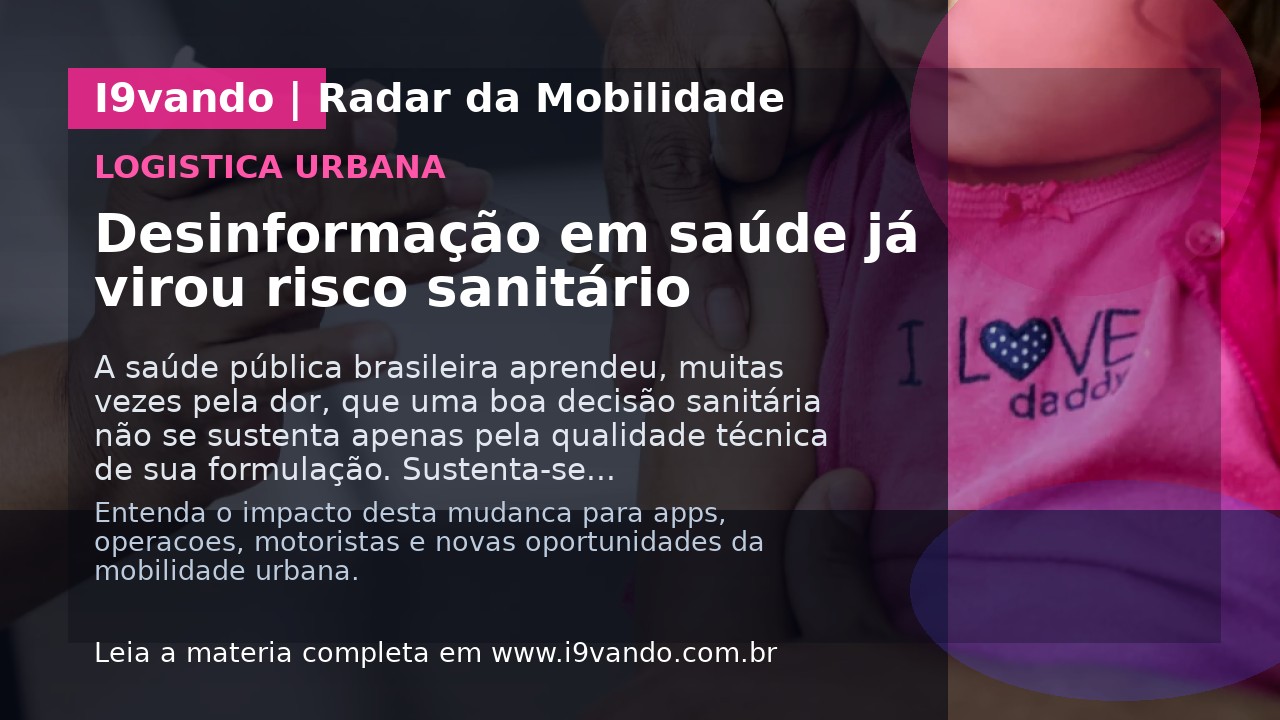 Desinformação em saúde já virou risco sanitário