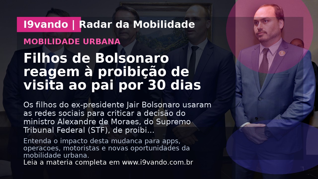 Filhos de Bolsonaro reagem à proibição de visita ao pai por 30 dias