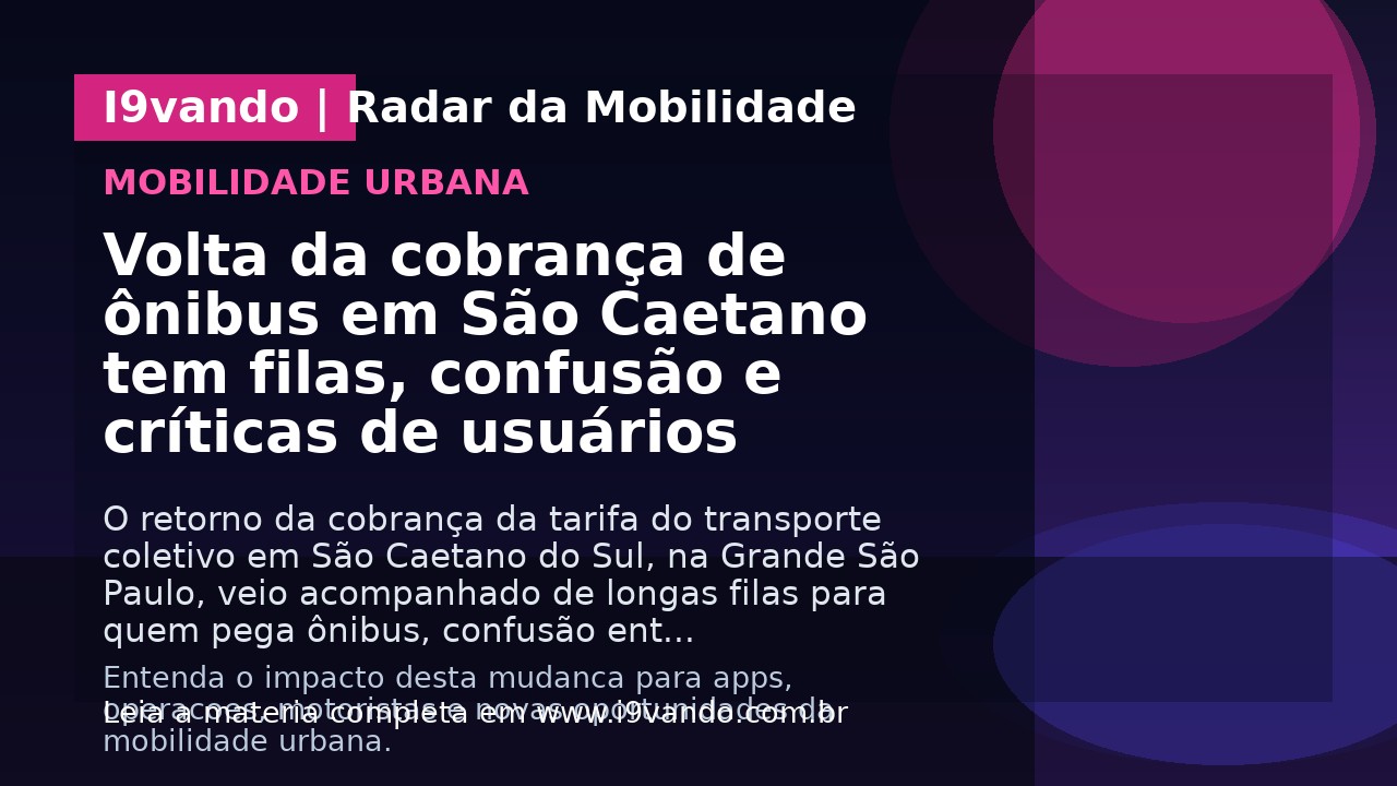 Volta da cobrança de ônibus em São Caetano tem filas, confusão e críticas de usuários