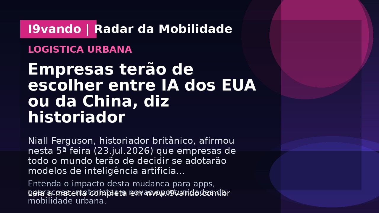 Empresas terão de escolher entre IA dos EUA ou da China, diz historiador