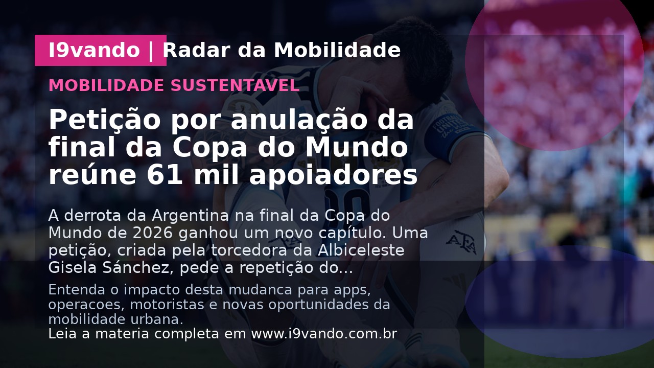 Petição por anulação da final da Copa do Mundo reúne 61 mil apoiadores