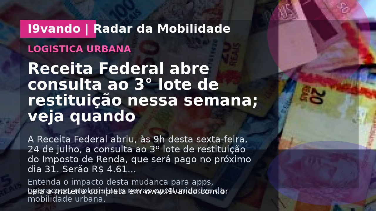 Receita Federal abre consulta ao 3° lote de restituição nessa semana; veja quando