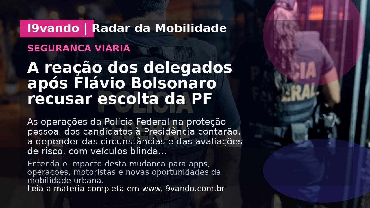 A reação dos delegados após Flávio Bolsonaro recusar escolta da PF