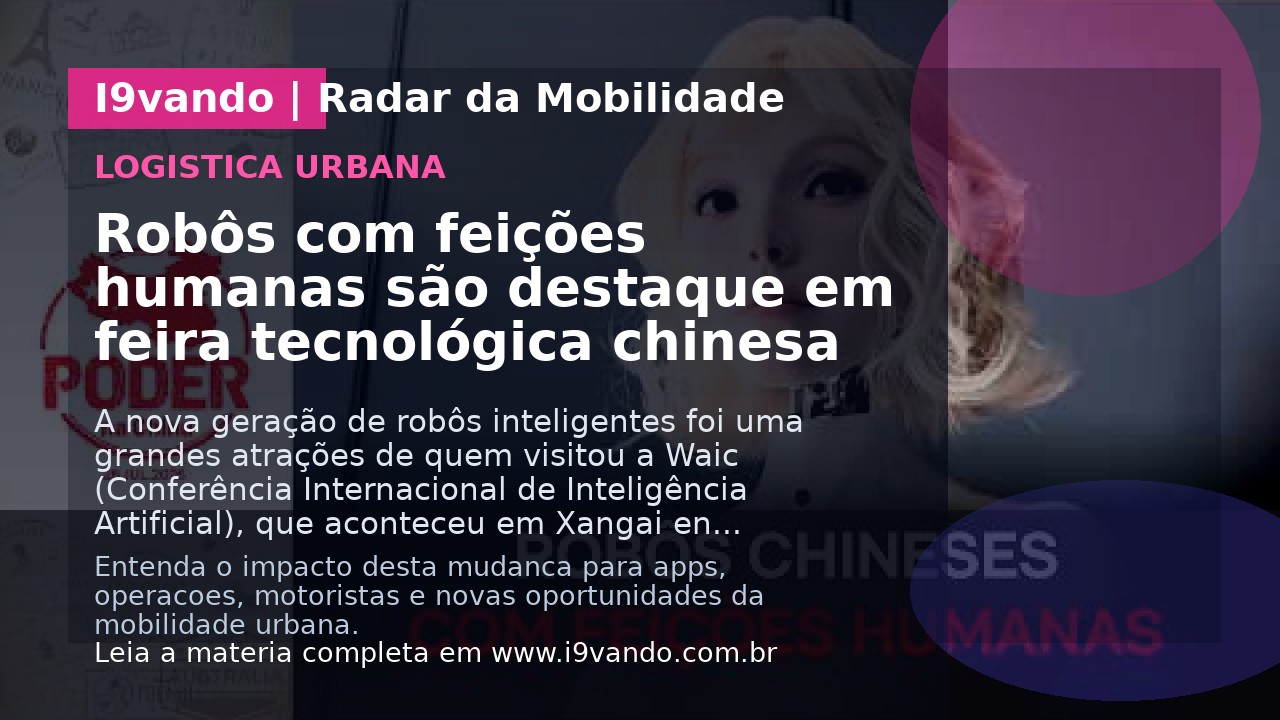 Robôs com feições humanas são destaque em feira tecnológica chinesa