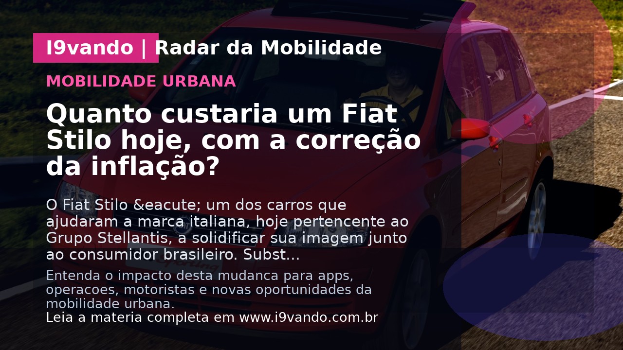 Quanto custaria um Fiat Stilo hoje, com a correção da inflação?