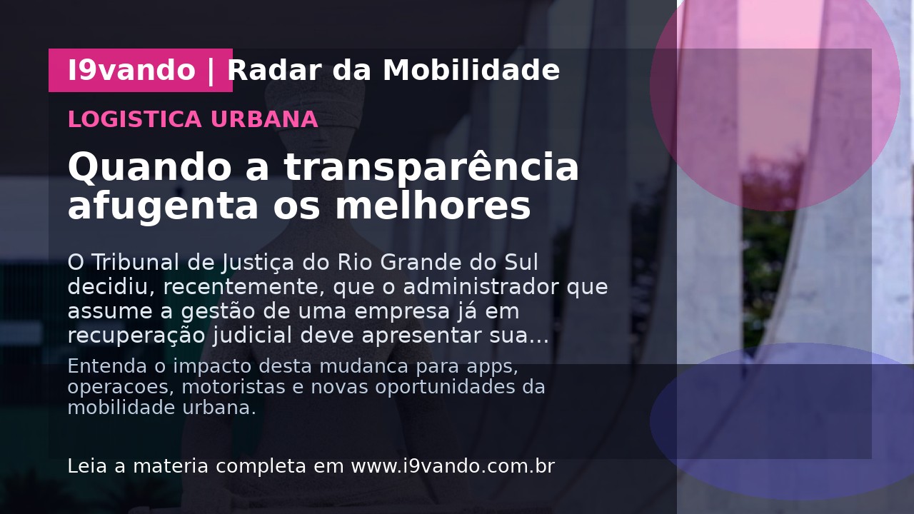 Quando a transparência afugenta os melhores