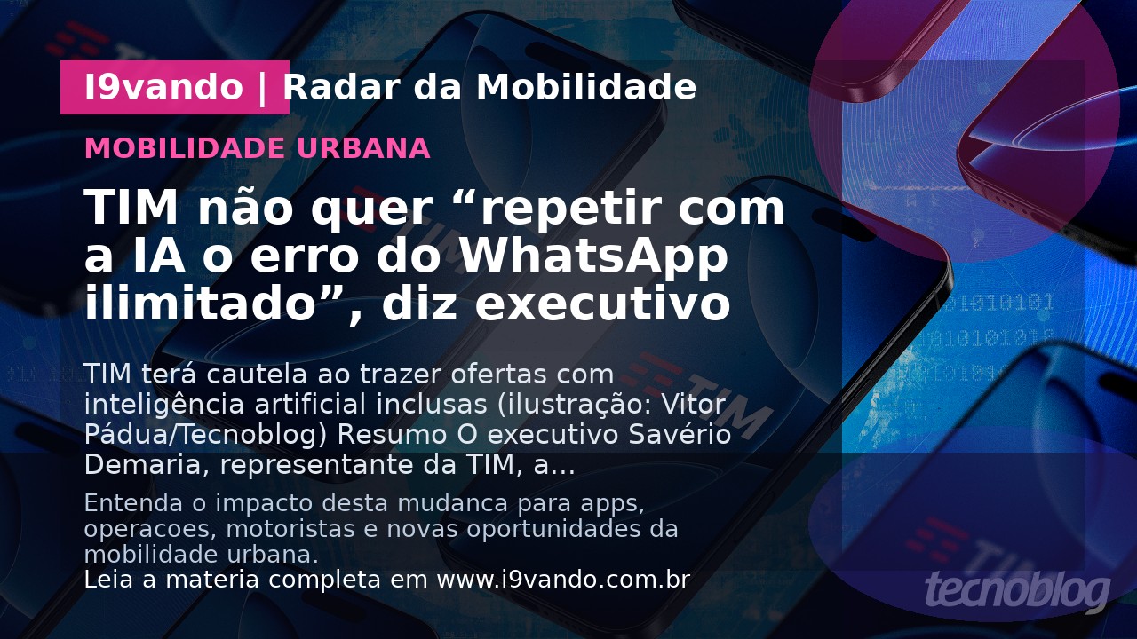 TIM não quer “repetir com a IA o erro do WhatsApp ilimitado”, diz executivo