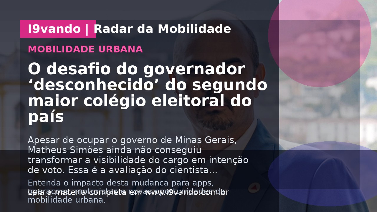O desafio do governador ‘desconhecido’ do segundo maior colégio eleitoral do país
