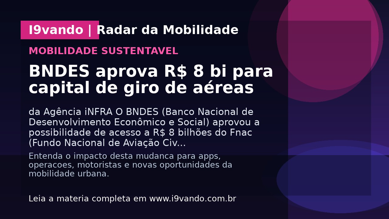 BNDES aprova R$ 8 bi para capital de giro de aéreas