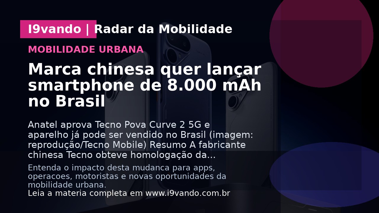 Marca chinesa quer lançar smartphone de 8.000 mAh no Brasil