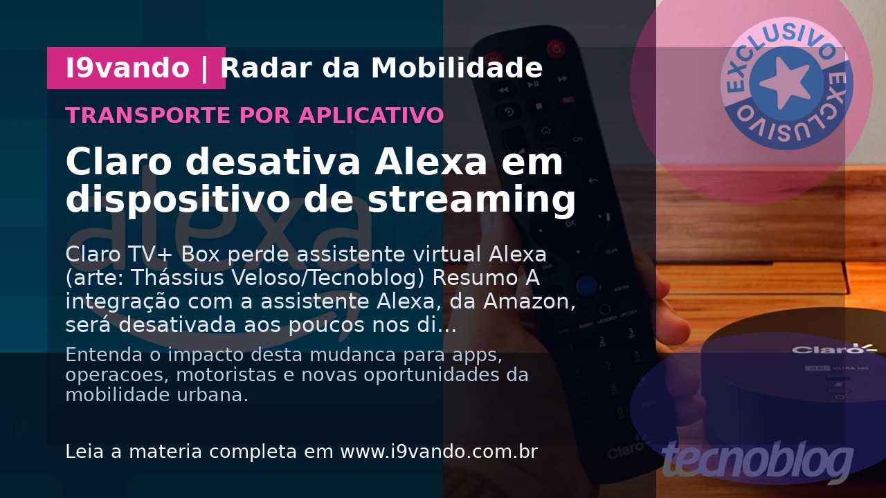 Claro desativa Alexa em dispositivo de streaming