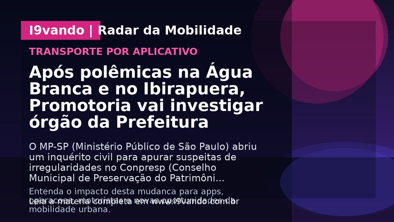 Após polêmicas na Água Branca e no Ibirapuera, Promotoria vai investigar órgão da Prefeitura