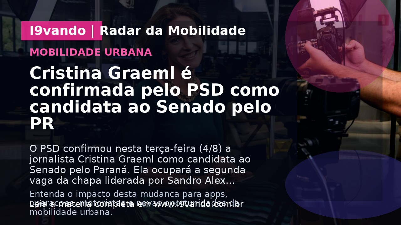 Cristina Graeml é confirmada pelo PSD como candidata ao Senado pelo PR