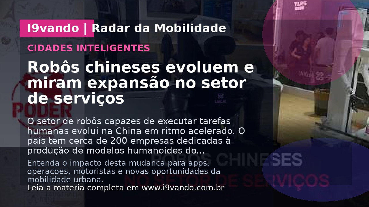 Robôs chineses evoluem e miram expansão no setor de serviços