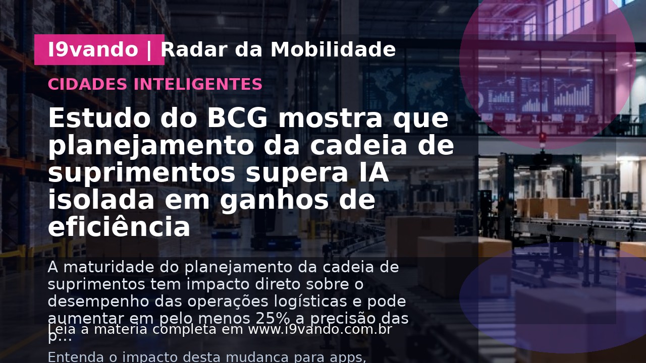 Estudo do BCG mostra que planejamento da cadeia de suprimentos supera IA isolada em ganhos de eficiência