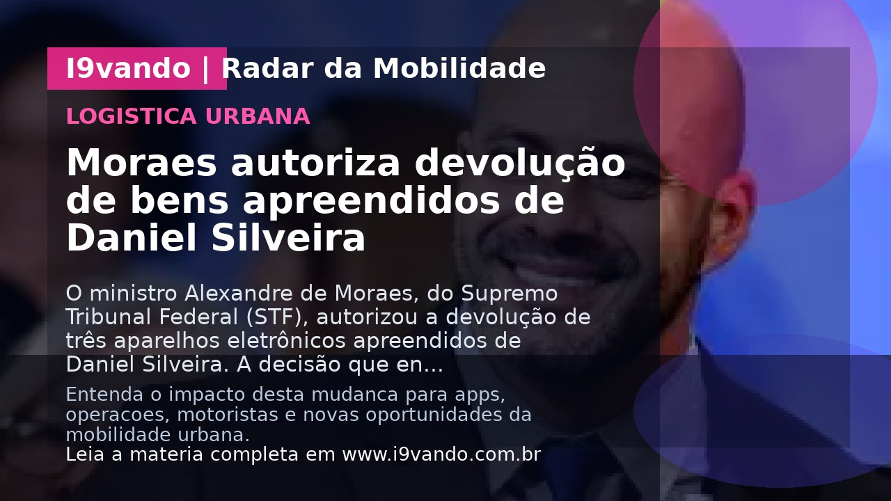 Moraes autoriza devolução de bens apreendidos de Daniel Silveira
