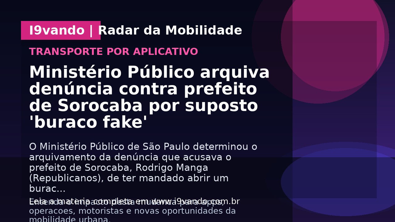 Ministério Público arquiva denúncia contra prefeito de Sorocaba por suposto 'buraco fake'