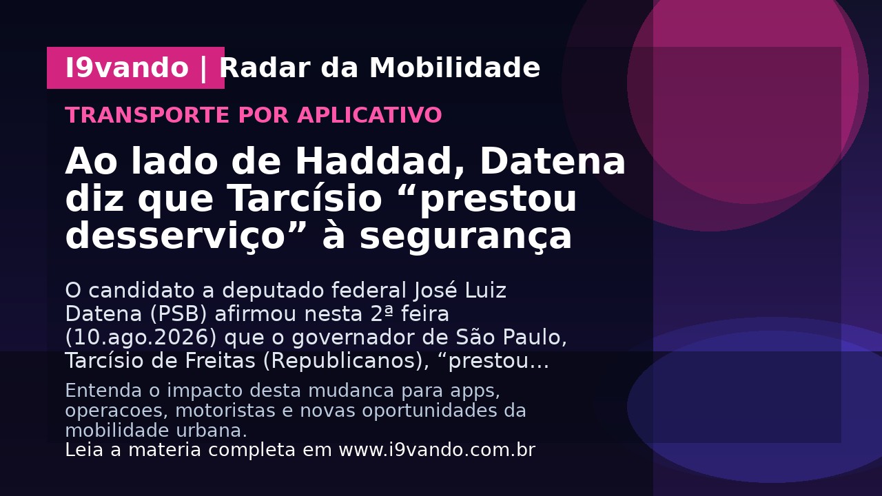Ao lado de Haddad, Datena diz que Tarcísio “prestou desserviço” à segurança