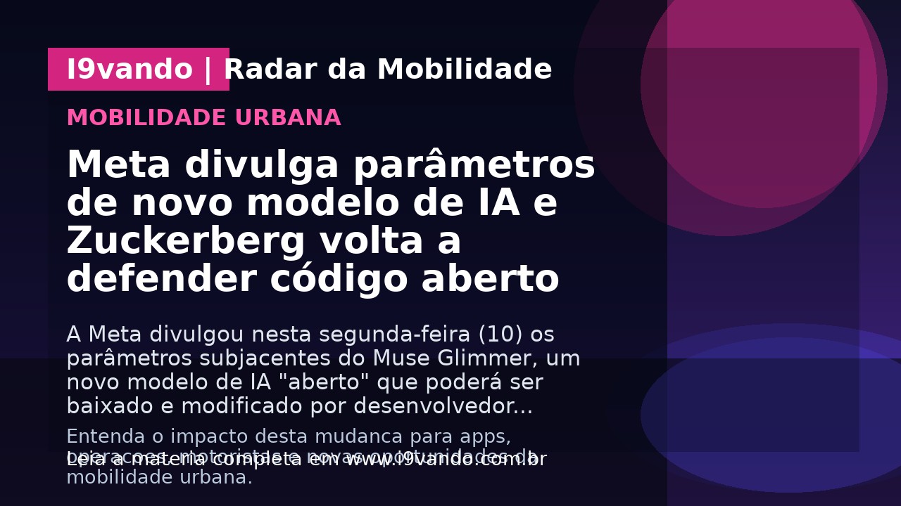 Meta divulga parâmetros de novo modelo de IA e Zuckerberg volta a defender código aberto