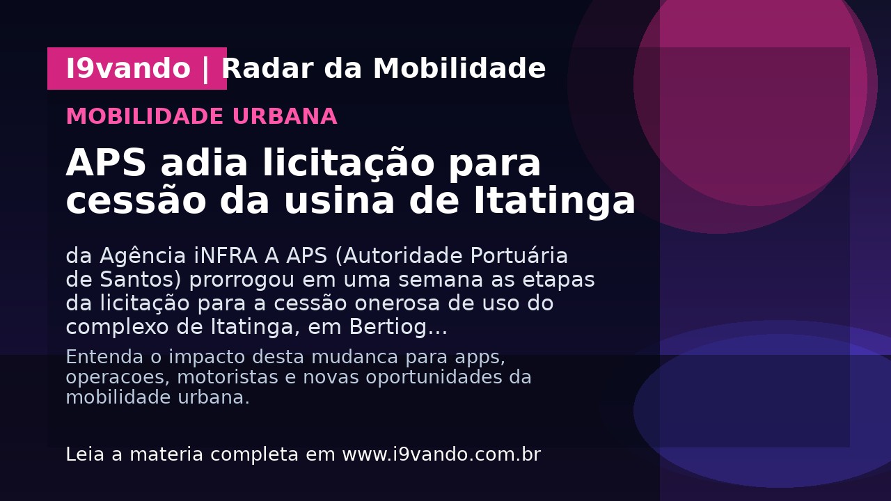 APS adia licitação para cessão da usina de Itatinga