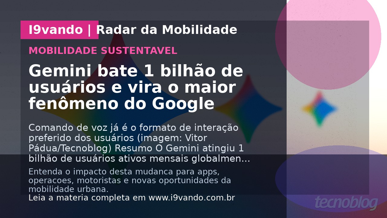 Gemini bate 1 bilhão de usuários e vira o maior fenômeno do Google