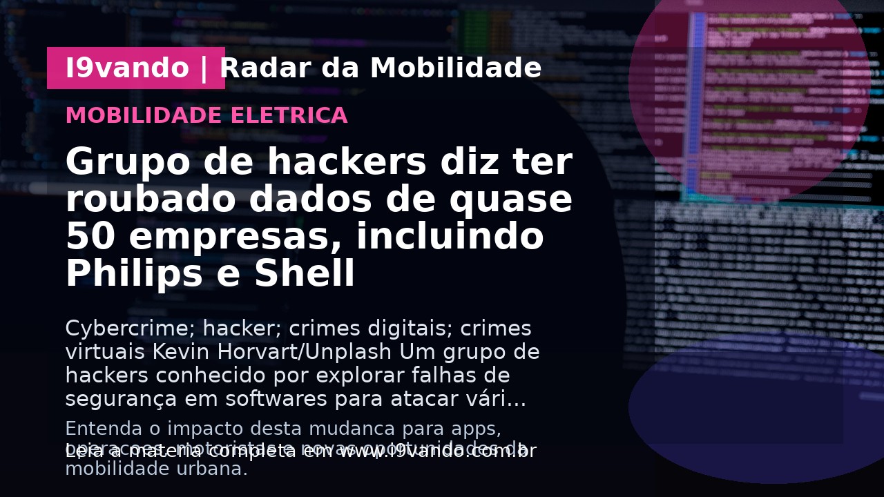 Grupo de hackers diz ter roubado dados de quase 50 empresas, incluindo Philips e Shell
