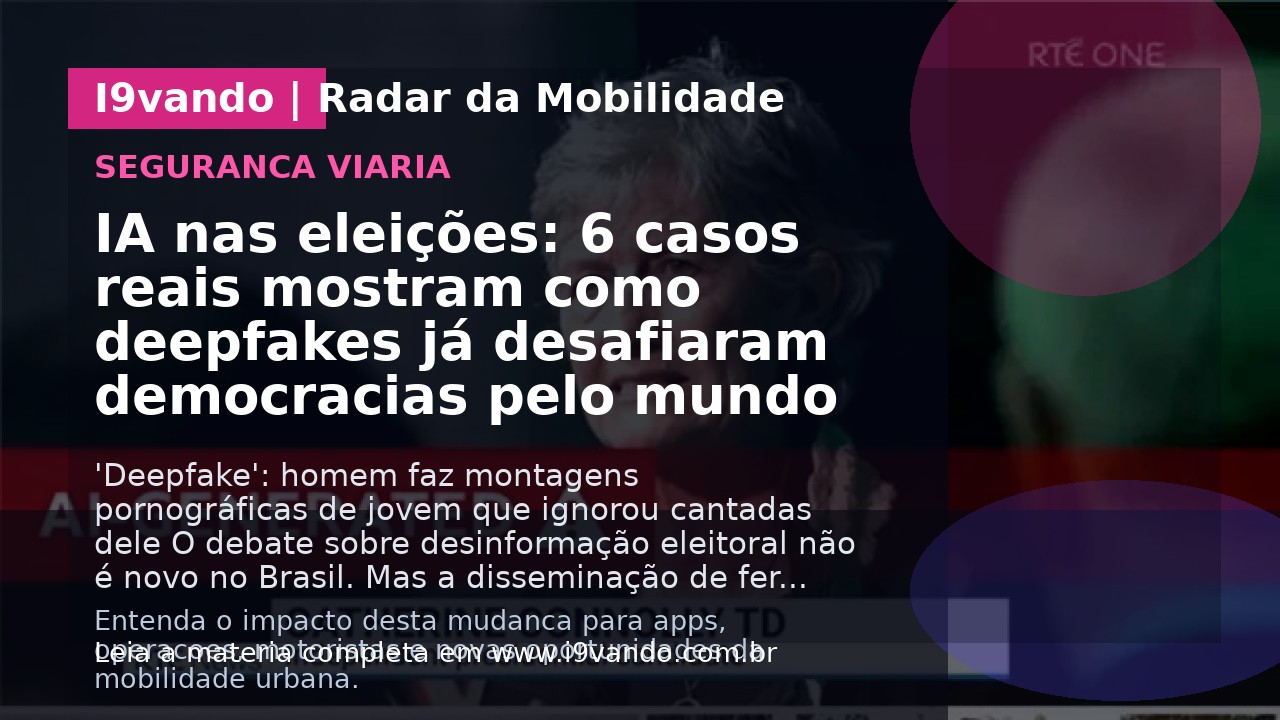 IA nas eleições: 6 casos reais mostram como deepfakes já desafiaram democracias pelo mundo