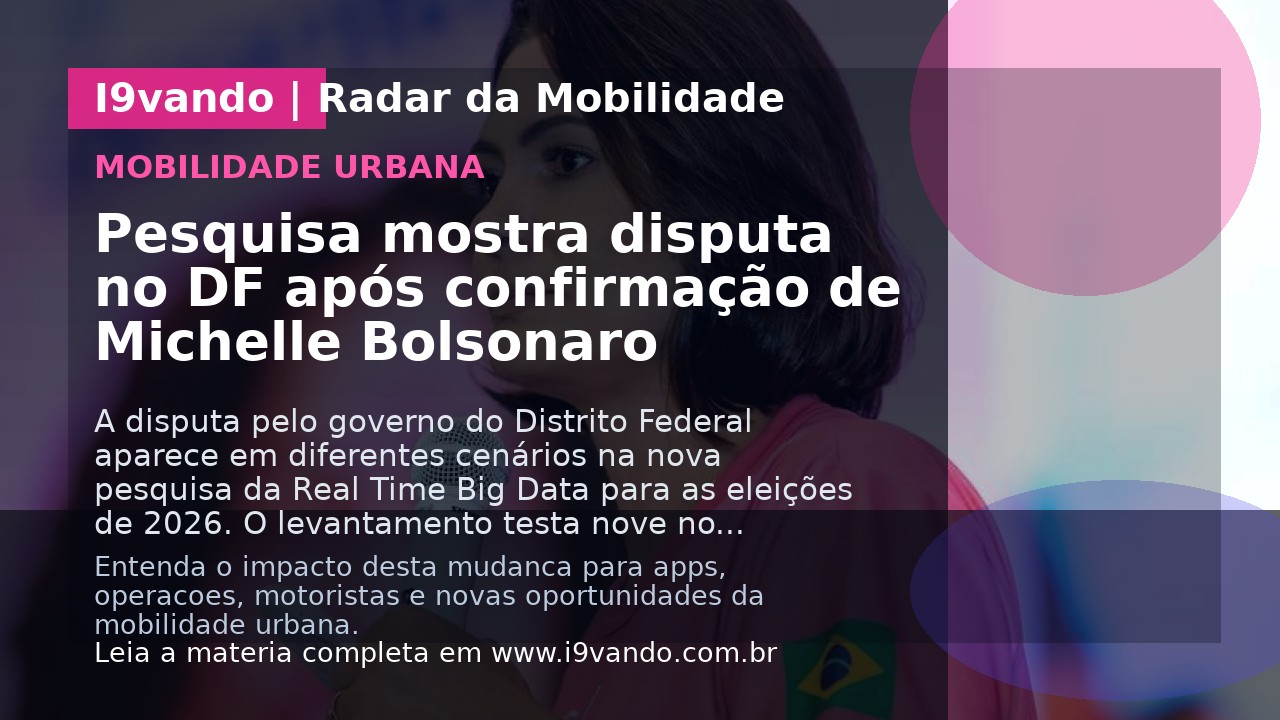 Pesquisa mostra disputa no DF após confirmação de Michelle Bolsonaro