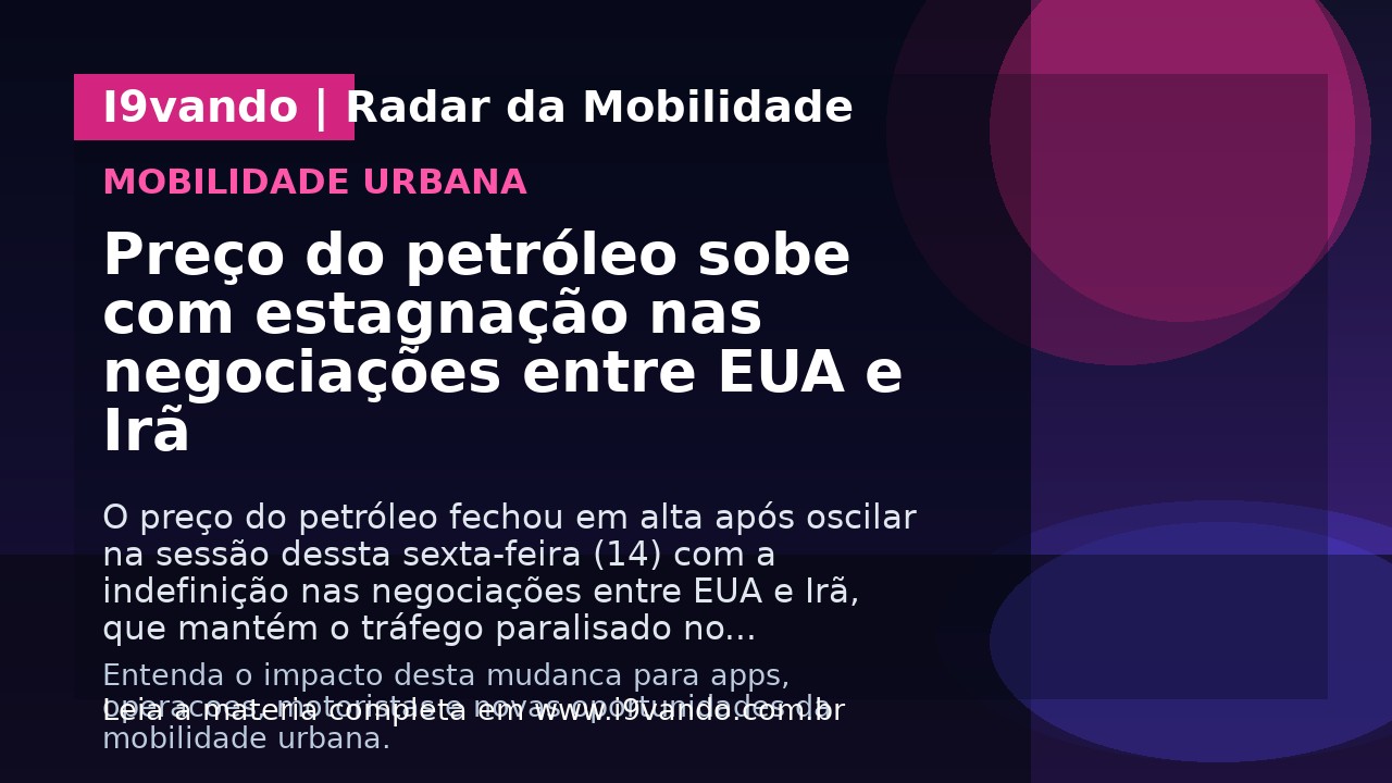 Preço do petróleo sobe com estagnação nas negociações entre EUA e Irã