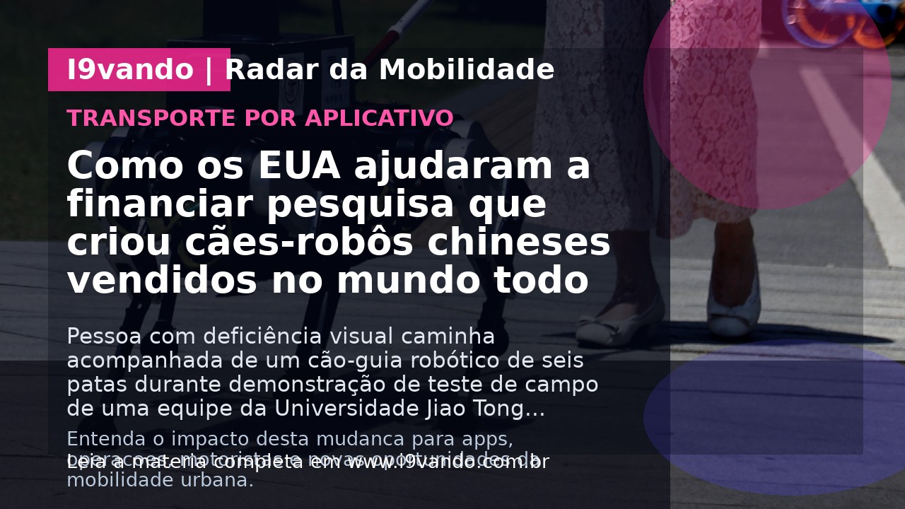 Como os EUA ajudaram a financiar pesquisa que criou cães-robôs chineses vendidos no mundo todo