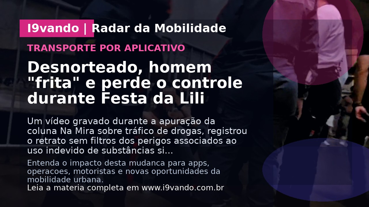Desnorteado, homem "frita" e perde o controle durante Festa da Lili