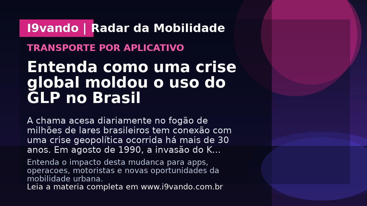 Entenda como uma crise global moldou o uso do GLP no Brasil