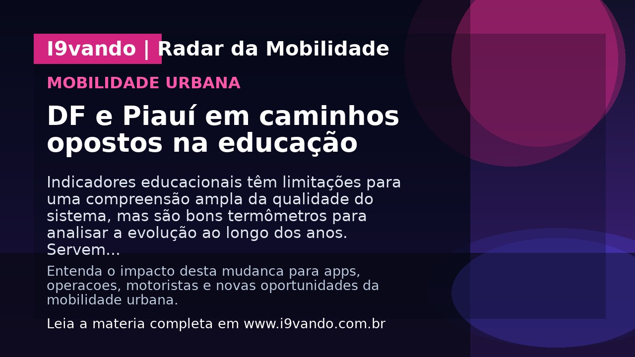 DF e Piauí em caminhos opostos na educação