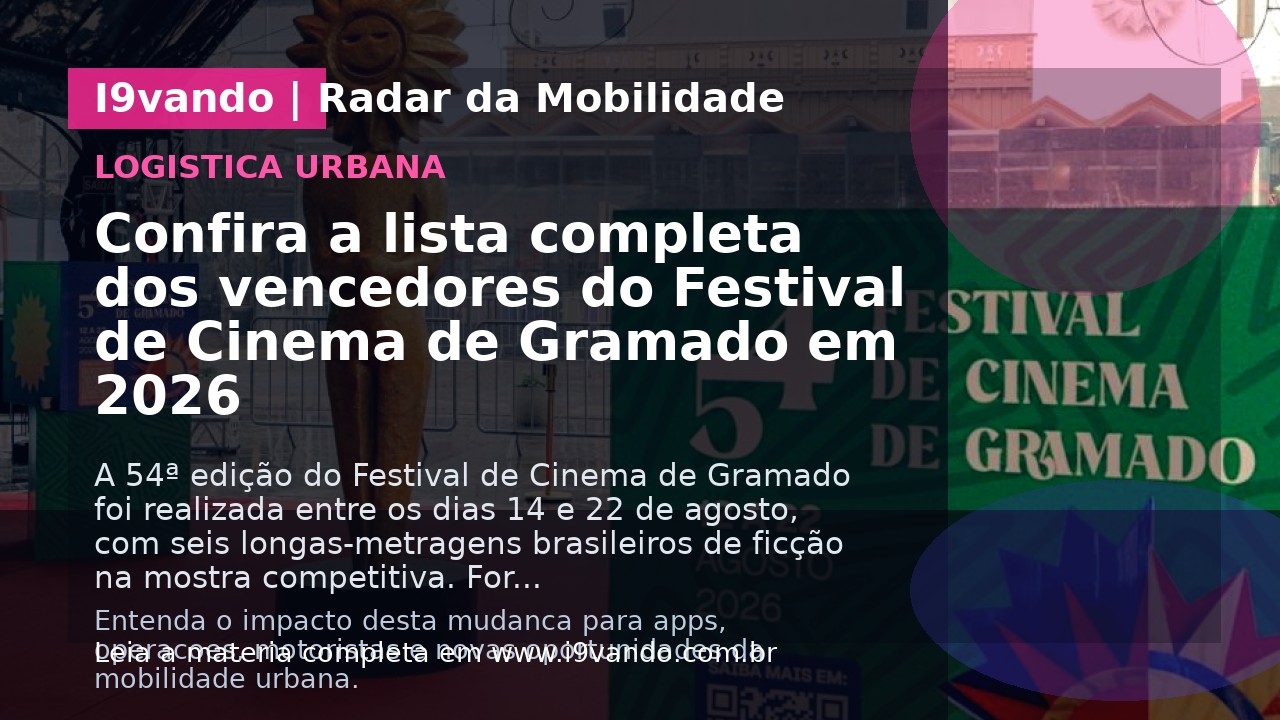 Confira a lista completa dos vencedores do Festival de Cinema de Gramado em 2026