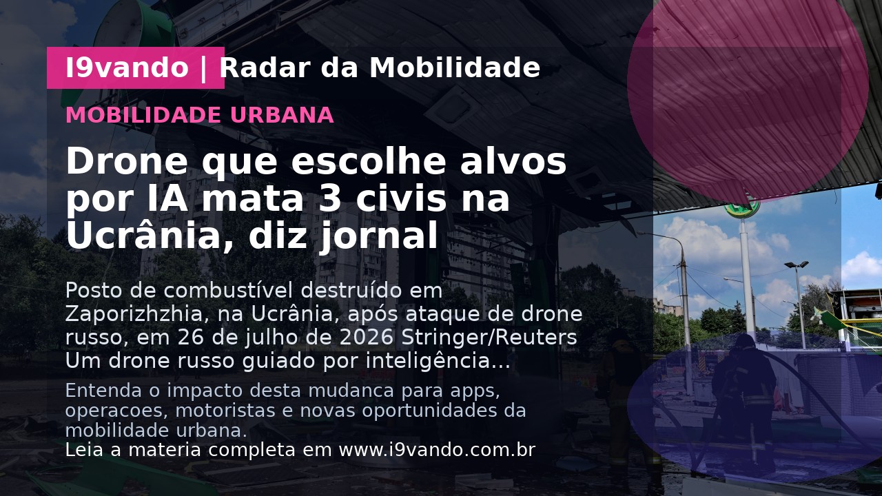 Drone que escolhe alvos por IA mata 3 civis na Ucrânia, diz jornal