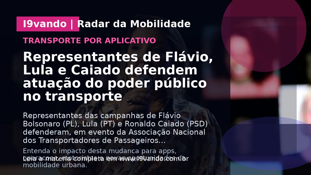 Representantes de Flávio, Lula e Caiado defendem atuação do poder público no transporte